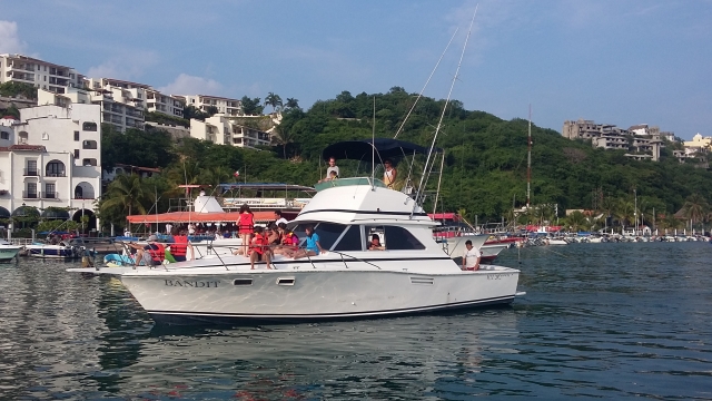 cogiendo el sol en huatulco